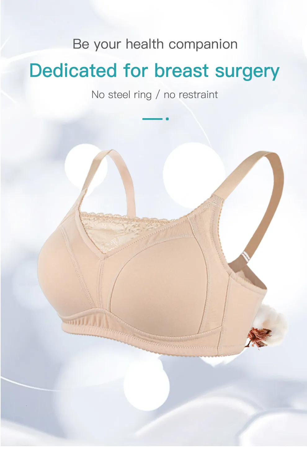 ONEFENG 6030 Mastectomy Bra Silicone Pocket Butt Enhancing Underwear For  Breast Prosthesis, Breast Cancer, And Artificial Boobs From You07, $14.45