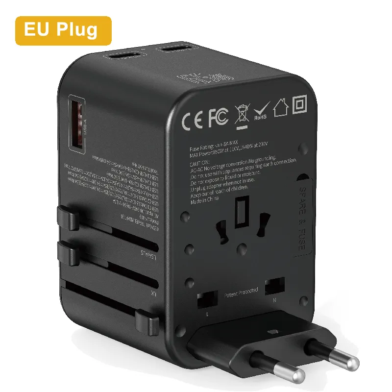 Adaptador de enchufe UK-EU (230V)