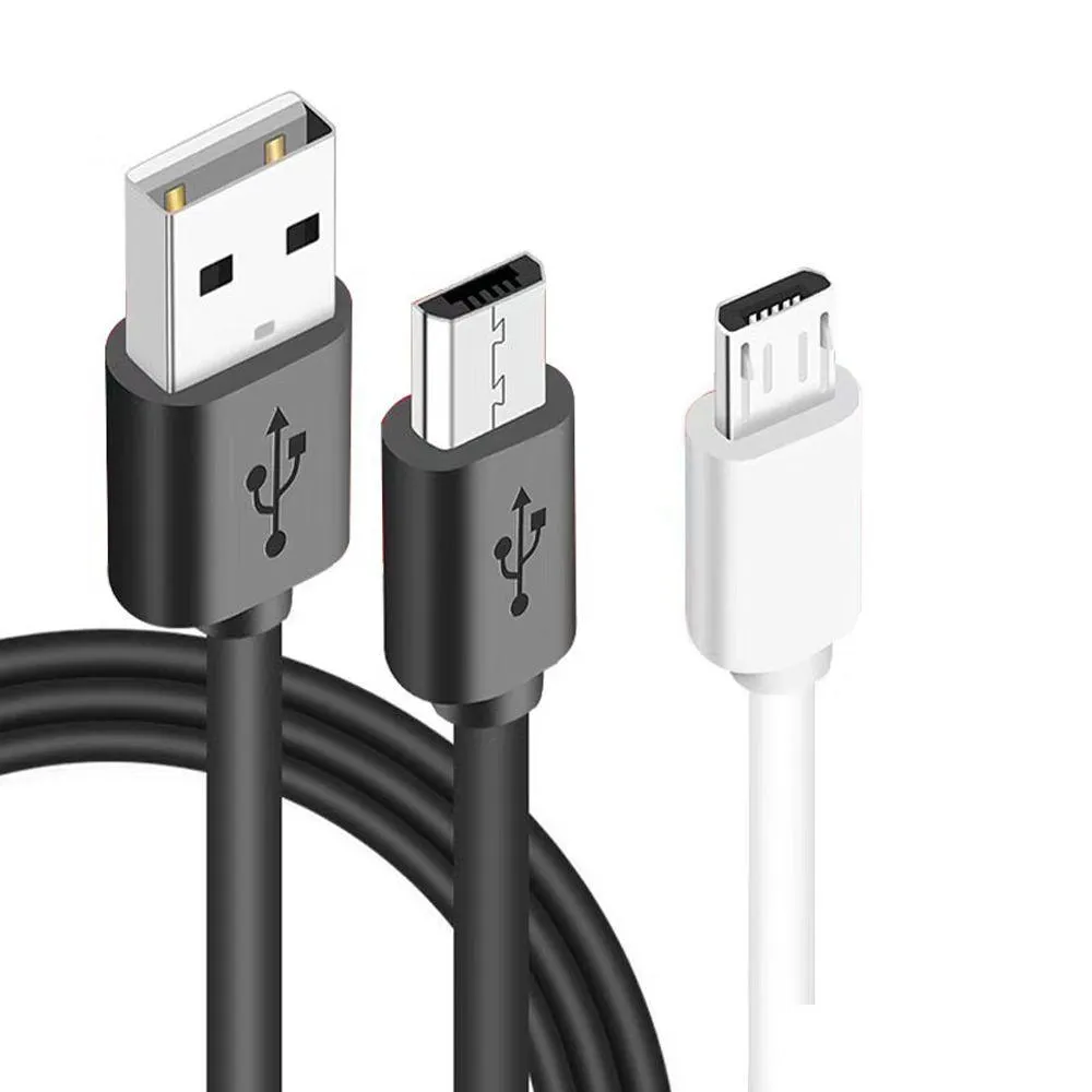 Cell Phone Cables Fast Charging S Micro Usb Cords Type C 2A Sync Data 1M 2M 1.5M Drop Delivery Phones Accessories Dhj10