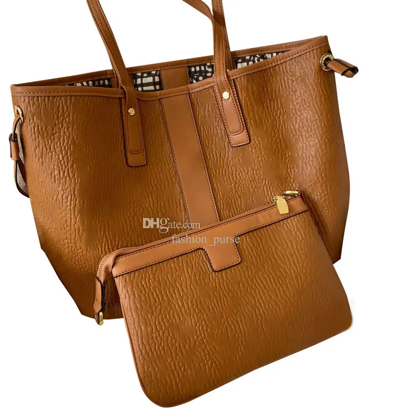 Borsa A Tracolla In Pelle Con Catena Dorata Designer Tote Donne