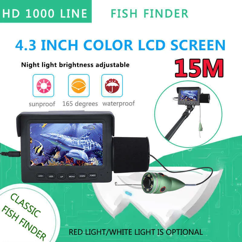 Underwater Camera For Fishing Pole With Night Vision 15M Range, 1200TVL  Brightness, 4.3 Inch Monitor, And 6W IR LEDs HKD230703 From Fadacai06,  $97.59