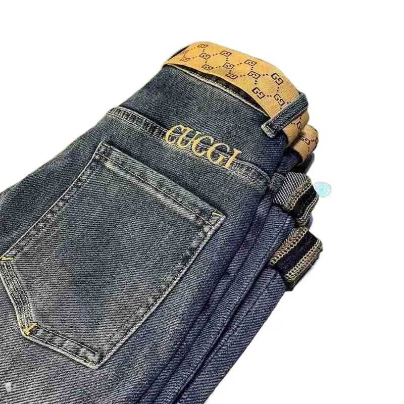 Mäns jeans designer designer smal fit jeans mäns raka rör Löst sträcka 2022 Spring Casual Sportswear Pants G84N S0RU