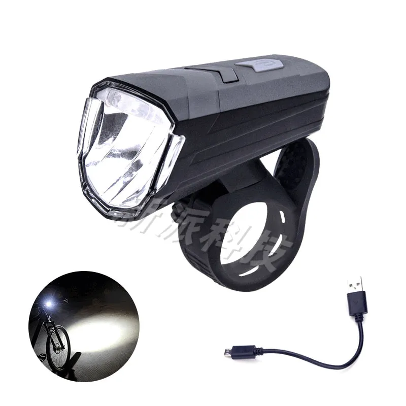 Les lumières de vélo à LED peuvent être des phares de voiture de charge USB Accessoires de lampe de poche extérieure Conception étanche Night Riding Lights