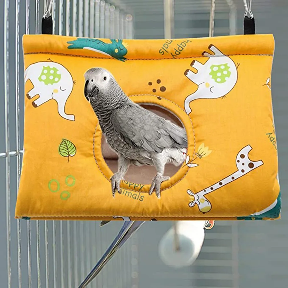 Curated visual reference: Gallery Detail: Dhgate Com Bird Cage Parrot Sleeping Bed Warm Plush Winter
