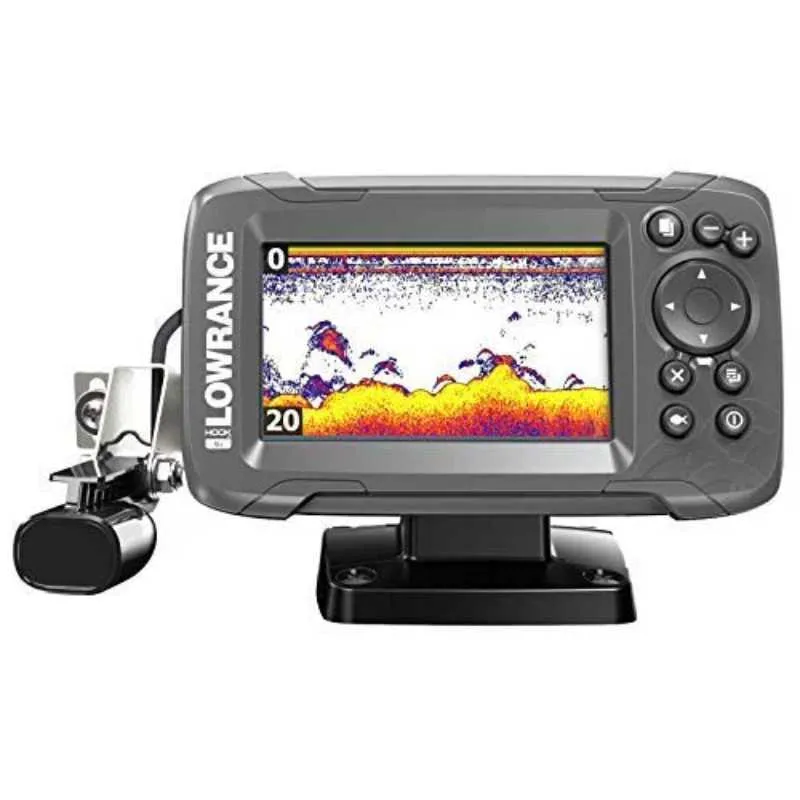 Lowrance HOOK2 4x Fishfinder With Bullet Skimmer Transducer 4 Inch