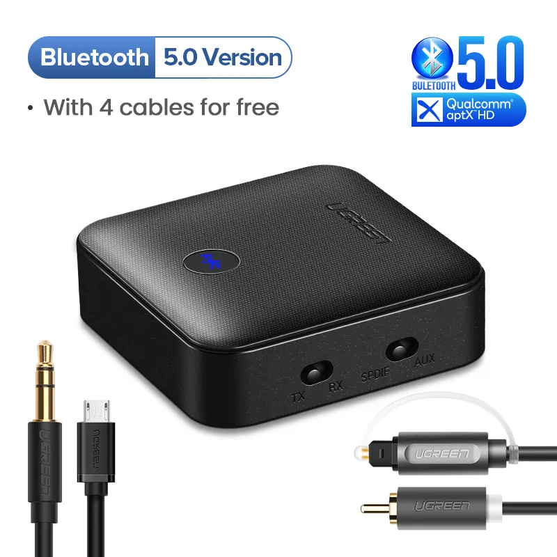 Transmisor Bluetooth con Conexión Optica para TV Ugreen