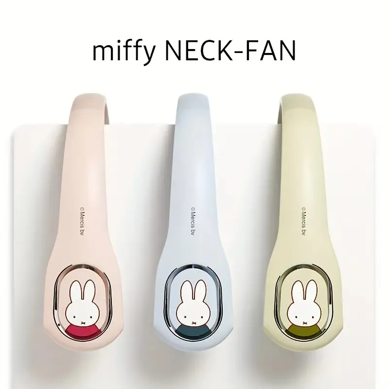 1pc Hanging Neck Fans, Bladeless Neck Fans, Portable Fans Strong Wind, No Hair Twisting, USB Charging, Long Use Time