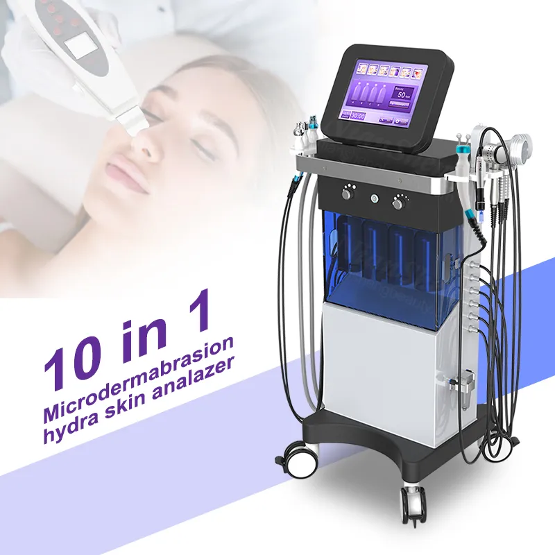 10 IN 1 Diamond Hydrafacial Water Jet Aqua Peel Hydro Hydrofacial