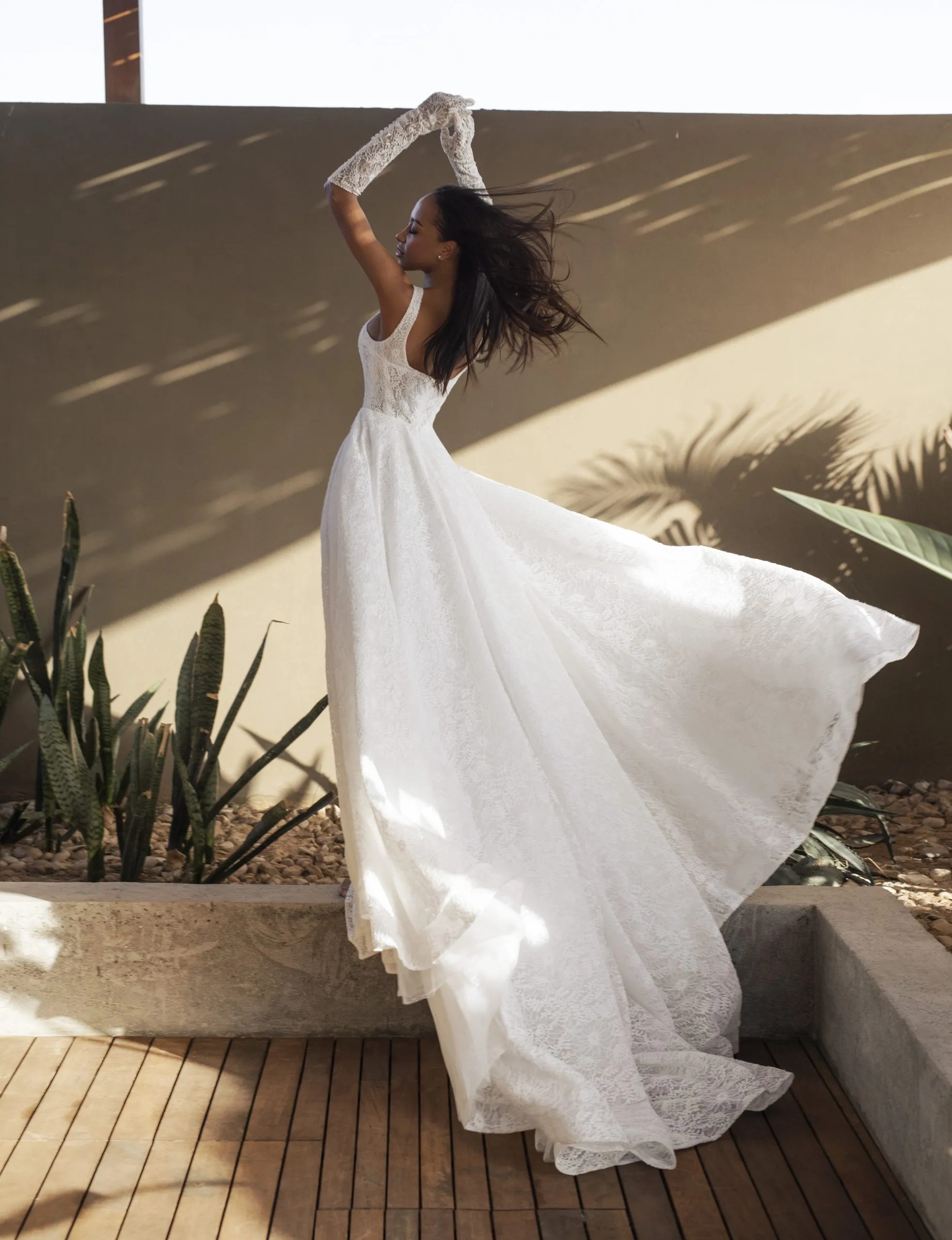 Boho Lace Line A Wedding Dress With Straps And Zipper Back Boho Lace Line A Wedding Dress With Straps And Zipper Back