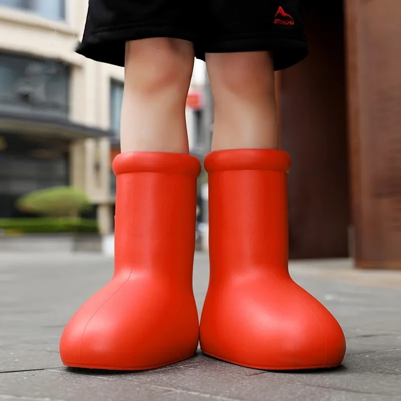 Coach red rain boots deals