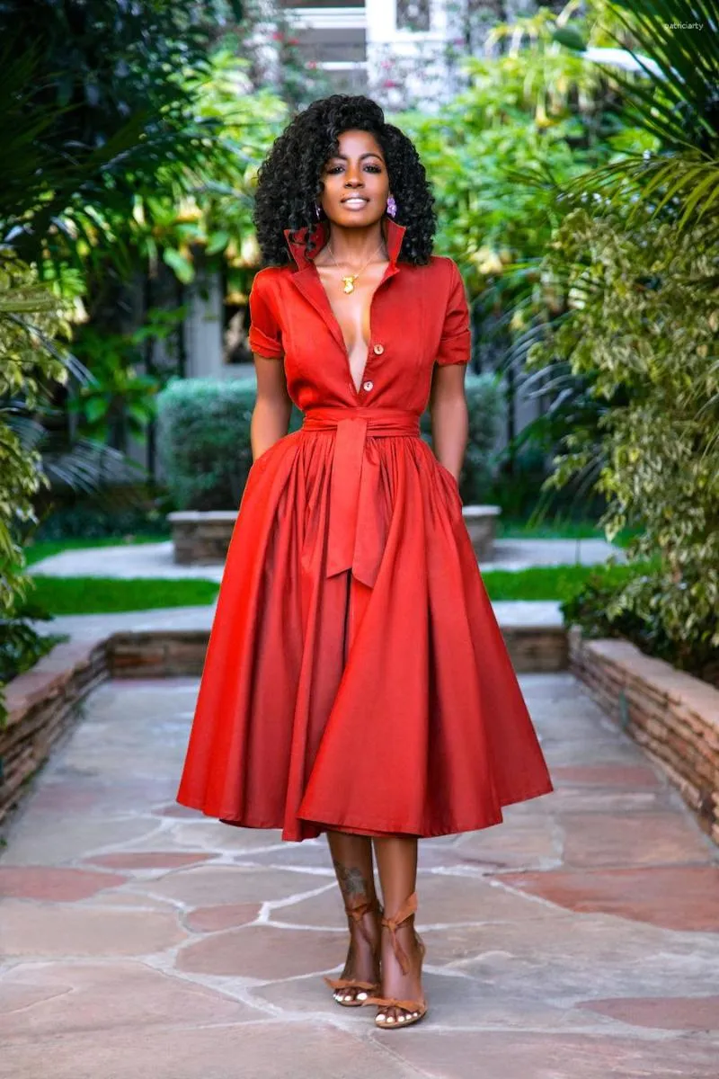 A line dress with belt online