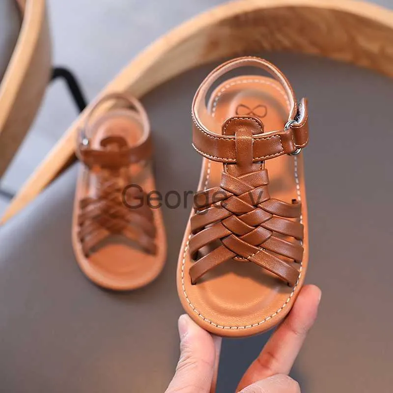 Sandalen CAPSELLA KIDS Schuhe für Mädchen Römische Sandalen 136 Y Prinzessin gewebte Kleidschuhe Baby Kleinkind Mädchen Strandsandalen Kinderschuhe 2130 J230703