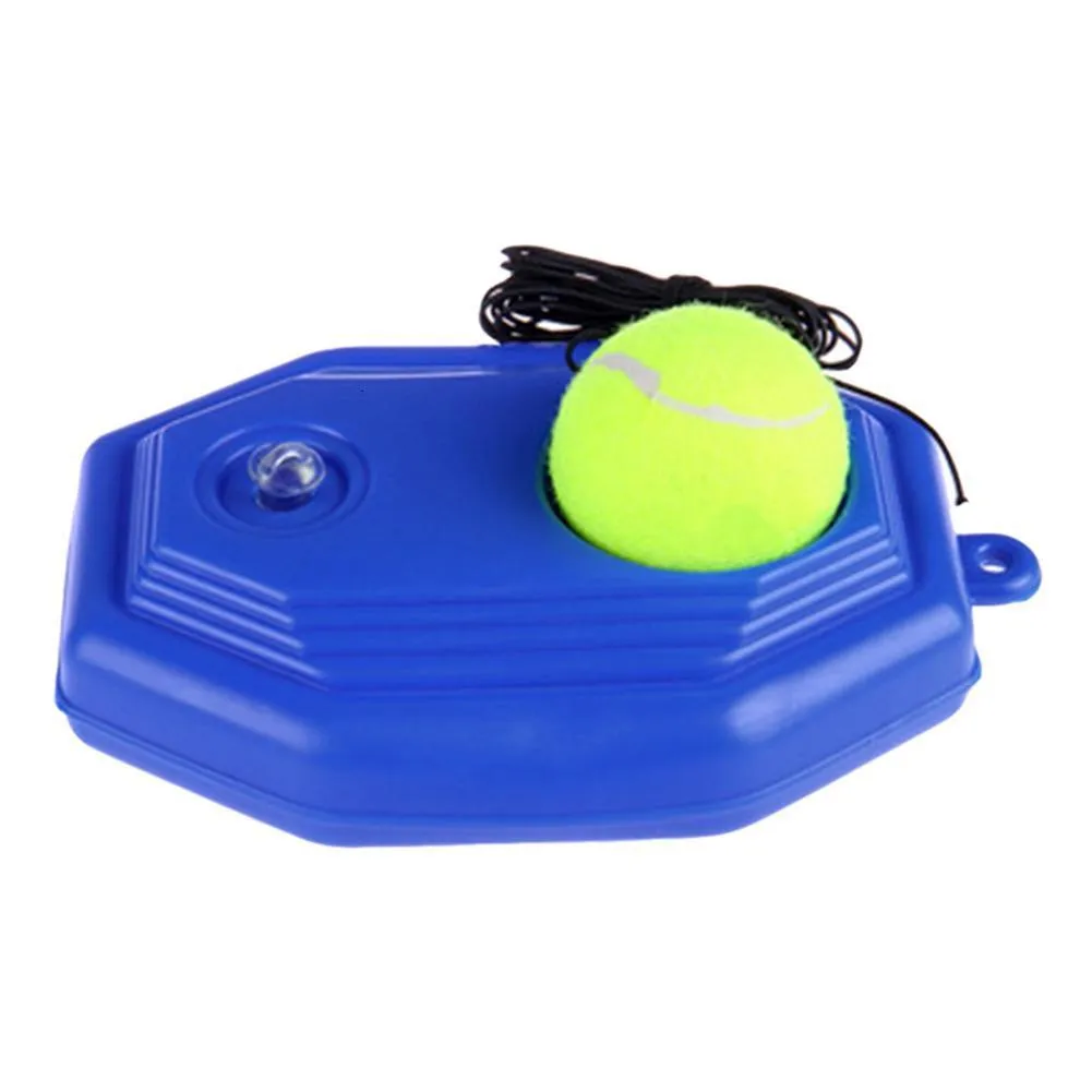 Pelotas de tenis Entrenador de práctica de tenis Herramienta de entrenamiento de tenis de autoaprendizaje individual Ejercicio Bola de rebote Baseboard Dispositivo de combate Accesorio de tenis 230701