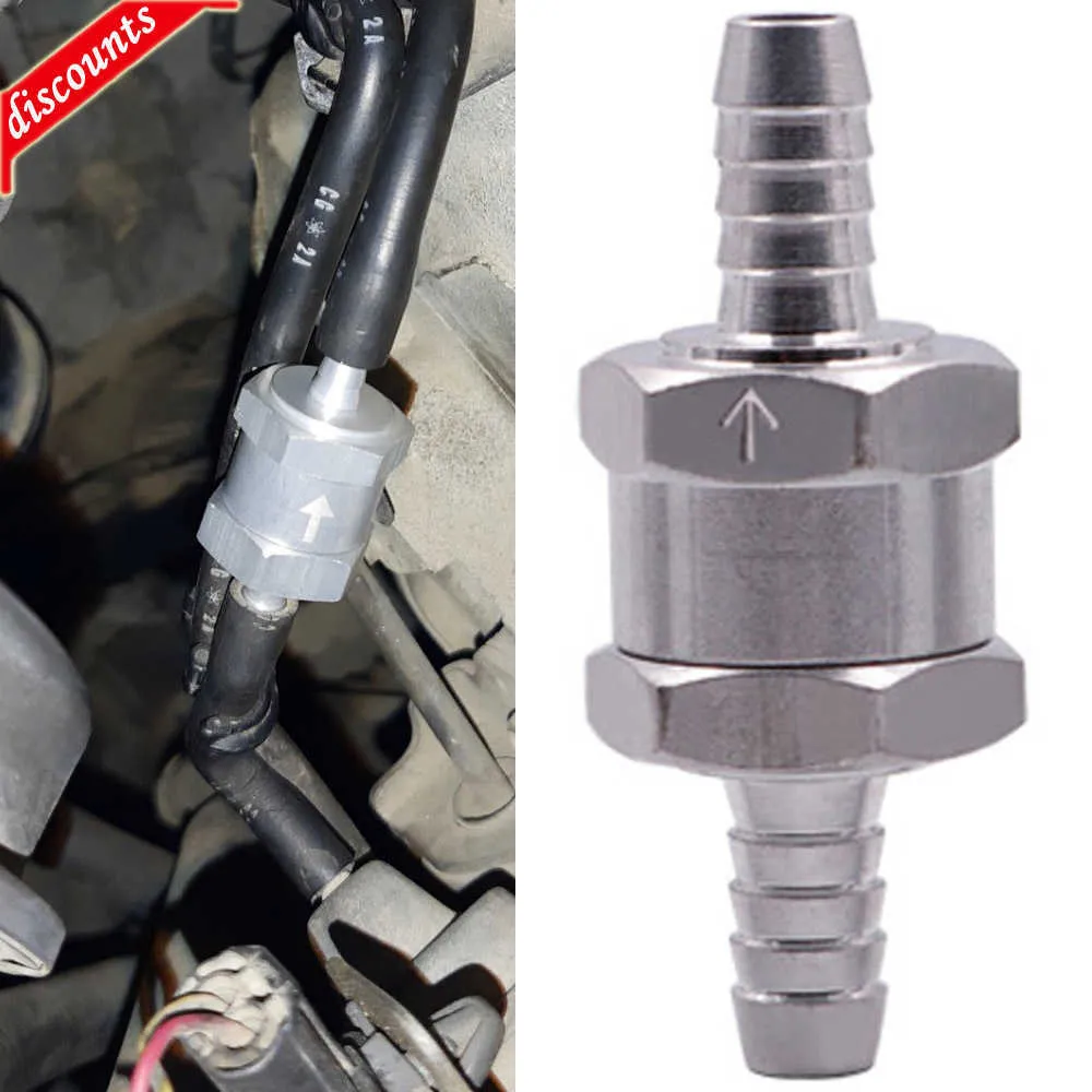 New Fuel Non Return Check Valve 6/8/10/12mm Aluminium Alloy Petrol ...