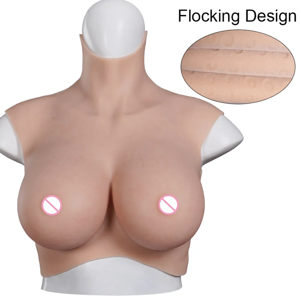 Breast Form 9TH Gen Silicone Breast Forms For Crossdresser Drag Queen Realistic Fake Boobs Breastplat Transgender Shemale Chest Cosplay 230701