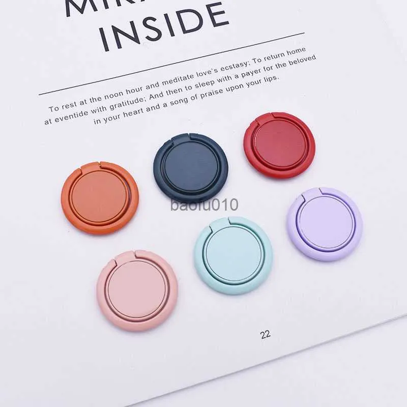 Macaron Solid Color Phone Ring Buckle Holder Mobile Phone Stand Holder Phone Grip Cell Phone Accessories Phone Ring Holder Gift