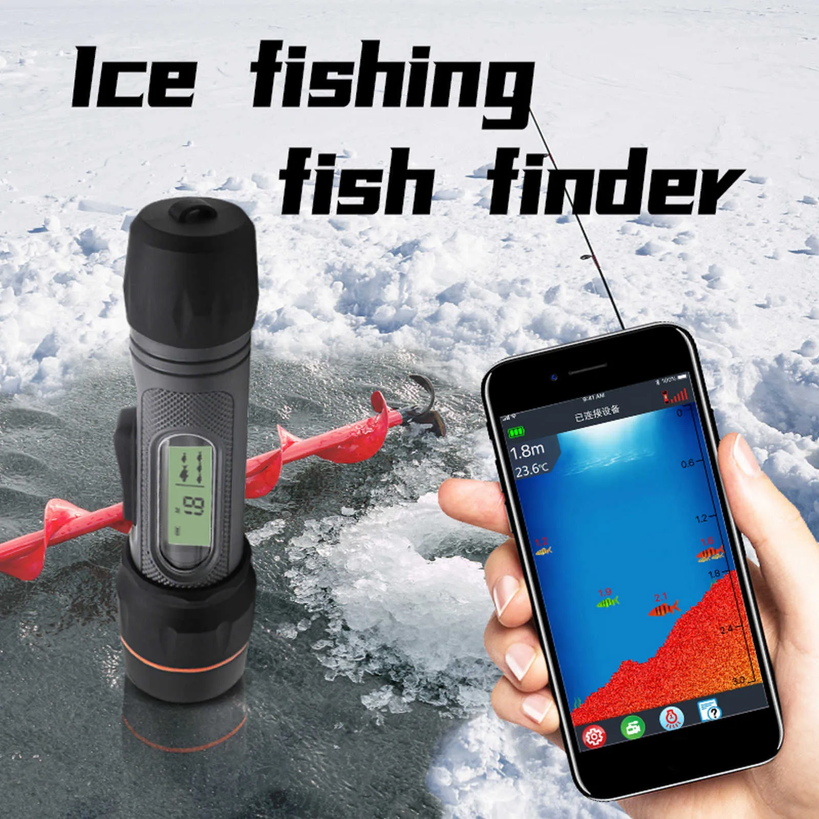 Wireless Rechargeable Portable Fish Locators With Echo Sounder Portable  Waterproof Sonar For Winter Ice Fishing 0.8 90M Depth HKD230703 From  Fadacai06, $117.26