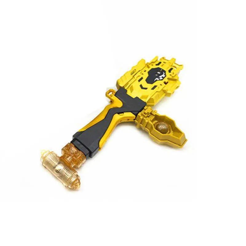 4D Beyblades Spinning Burst Arena Toys Set Gold Beylade Burst med Launcher and Storage Bayblade Bable Drain Phoenix
