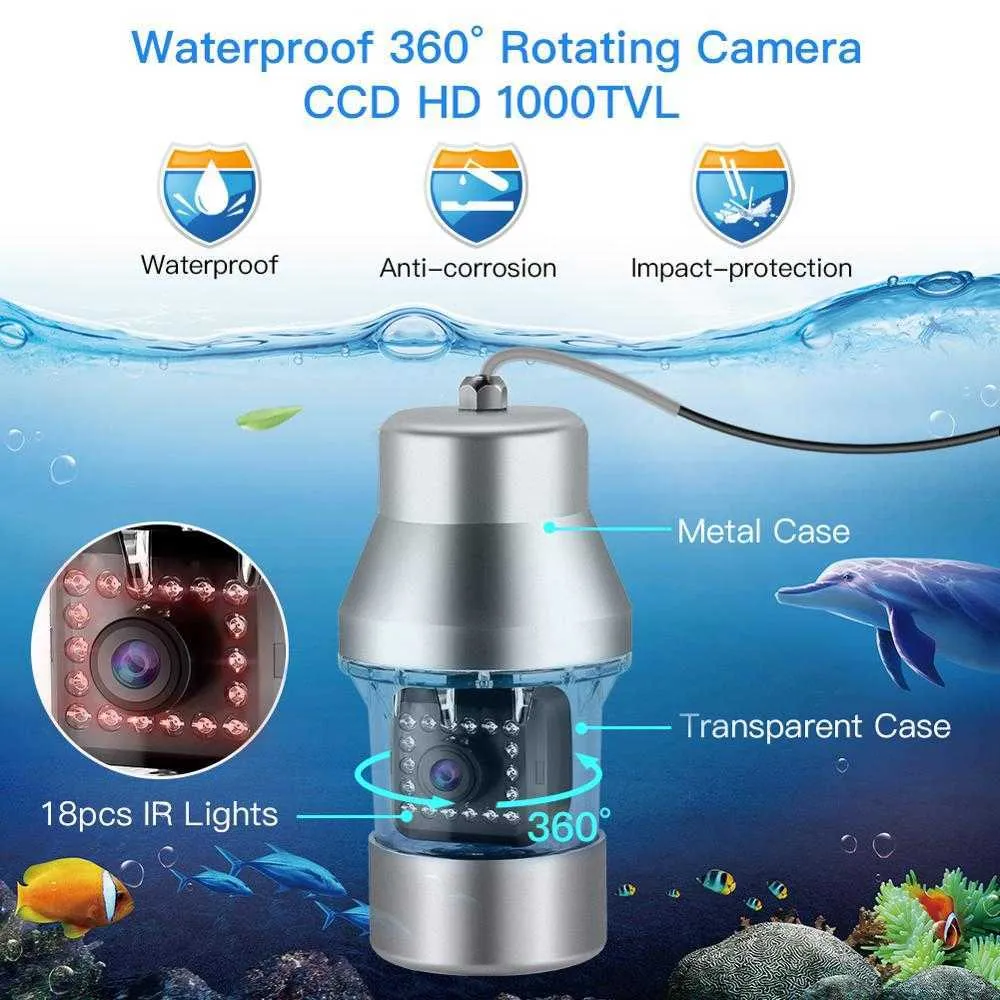 Fish Finder Eyoyo EF360 Fish Finder 9DVR Recorder 30M Underwater Fishing  Video Camera IP68 Waterproof 18 LEDs 360 Degree Rotating Camera HKD230703  From Fadacai06, $59.94