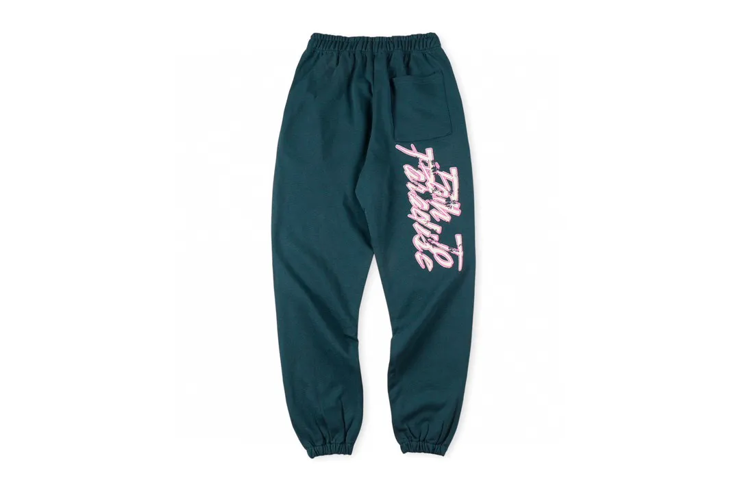 DHgate.com:Mens Green Flare Sweatpants, Luxury Designer