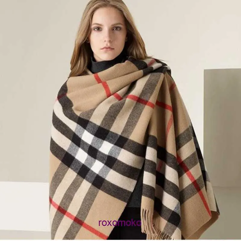 Top Original Bur Home Winter scarves online shop Origin imitation cashmere shawl warm and thickened women's scarf autumn winter new air conditioning