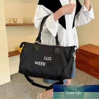Качественная текстура тенденция к корейской туристической сумке Новая большая способность женская сумочка.