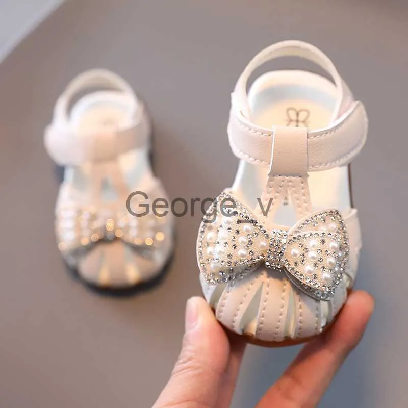 Sandalen Baby sandalen kinderen meisjes sandalen zachte bodem Baby schoenen kinderen baby meisjes prinses schoenen Strik Kinderen Meisje sandalen J230703