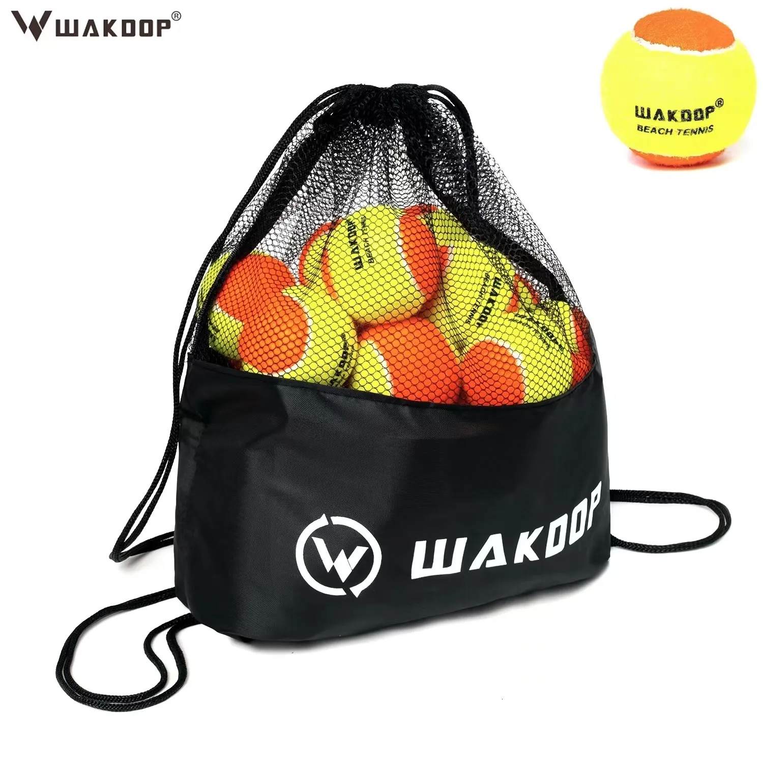 كرات التنس Wakdop Beach Tennis Balls Raquete Ball Mesh Counter Bag High Companity Date Training Ball for Club School Training 230703