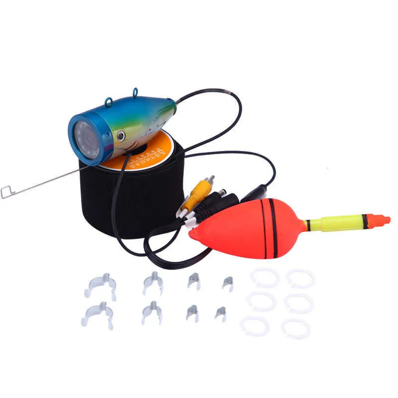 Fish Finder SYANSPAN Fiskekamera 1000TVL IP68 7" HD-skärm Inbyggd 24PCS IR LED Night Vision för undervattensfiskar Inspektion Havsutforskning HKD230703