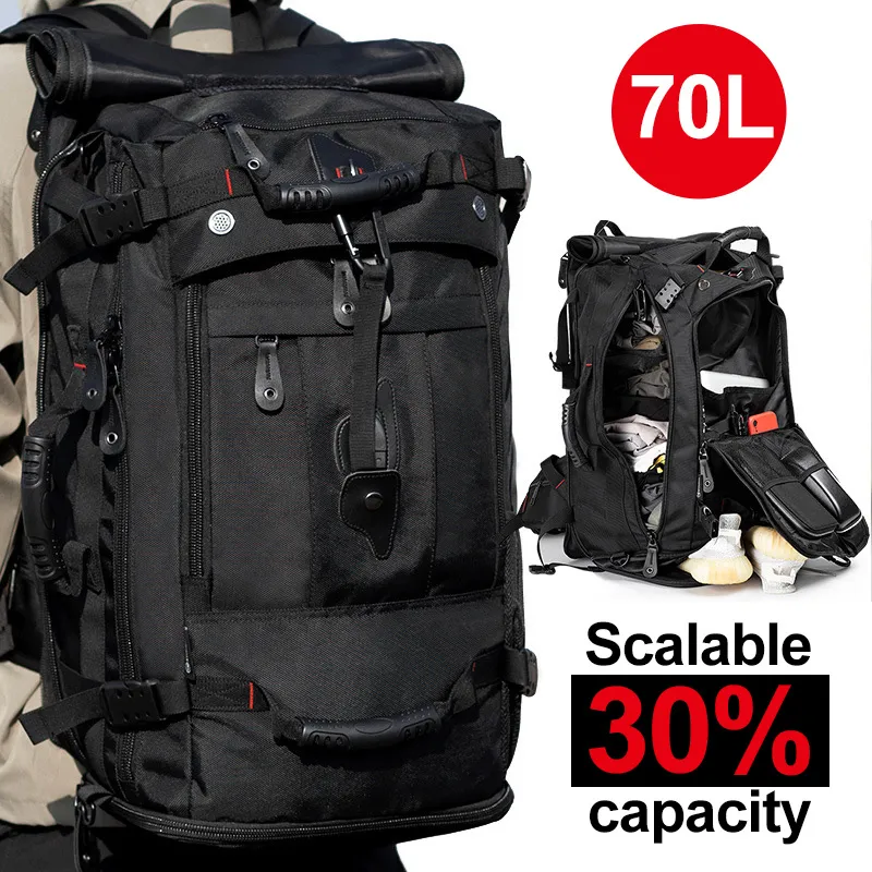 Сумки на открытом воздухе 50L 70L Travel Fitness Traints Traints Traintcpach