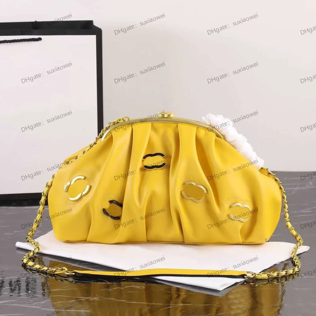 Yellow evening bag sale