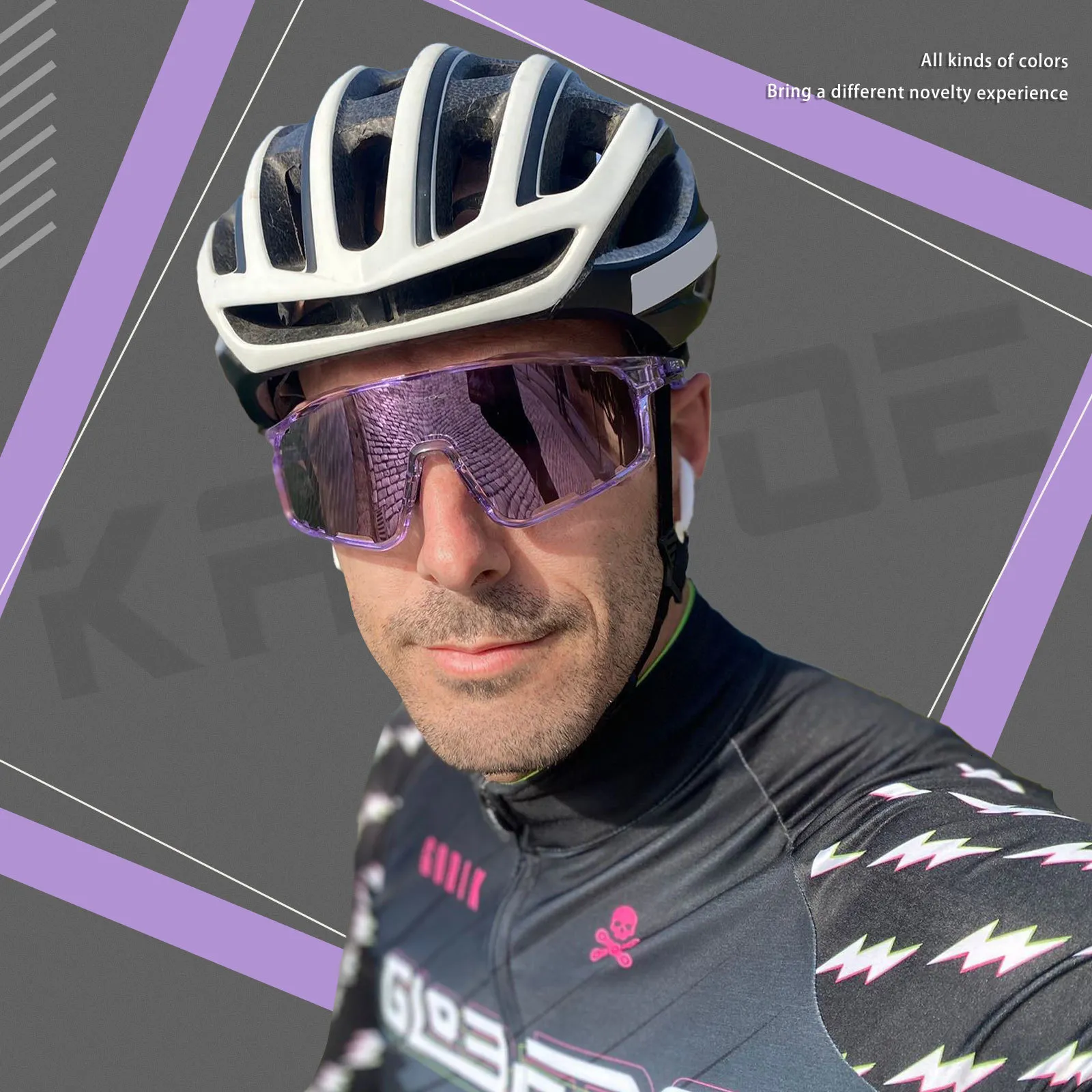 Lunettes de soleil Homme Polarisées - Lunettes de cyclisme - Lunettes de soleil  Sport