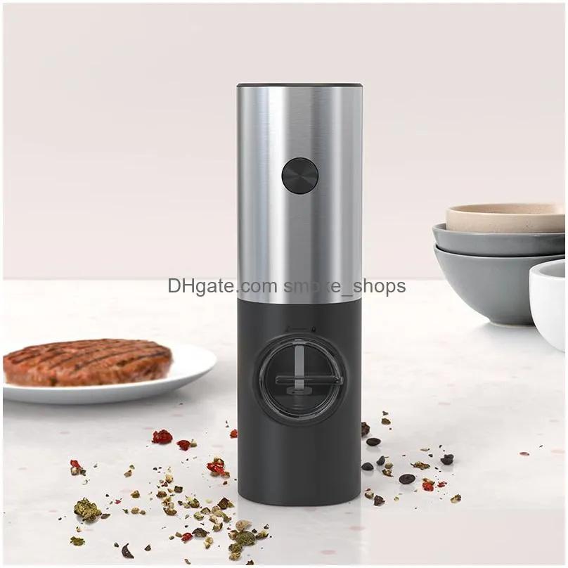 Electric Salt Pepper Grinder Battery Operated Adjustable Mill For Kitchen,  Dining, Bar Coarseness Drop Delivery Home Garden And Diner Compatible From  Smoke_shops, $10.36