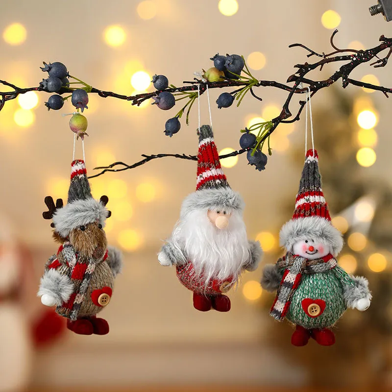 Nieuwe Kerstdecoratie Kleurrijke Stof Schuim Hanger Ornamenten Kerstversiering Kerstboom Opknoping Ornamenten Kerstcadeaus