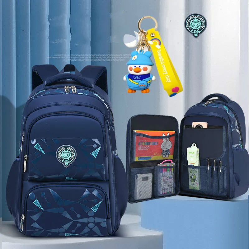 Rucksäcke wasserdicht Kinder Schultaschen für Jungen Kinder Rucksack Grundschule Orthopädische Schulrucksäcke Büchertaschen Schultasche Mochila Infantil 230701