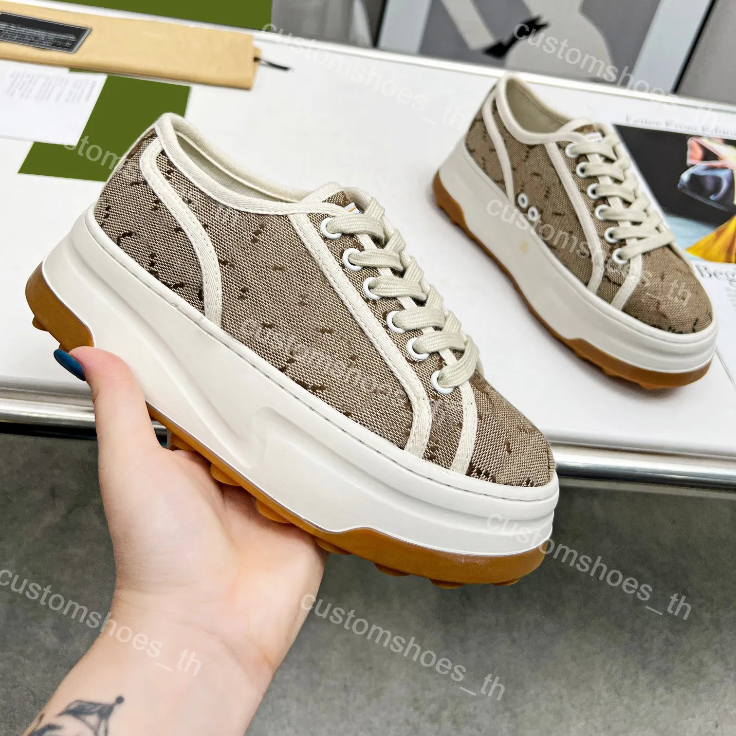 G Sneakers Designer Shoes Women Sneakers G Mbossed Canvas Shoes Low Top кожаная платформа для платформы для печати