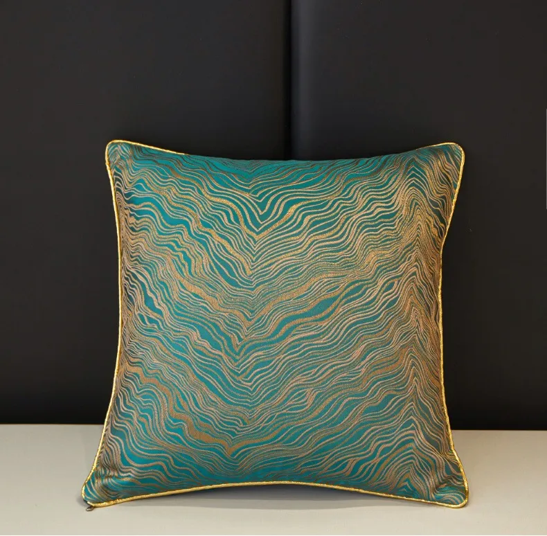 European Luxury ins Style Ultra Soft Velvet Doublesided Pillow Cases Villa el Sofa Cushion Pillows