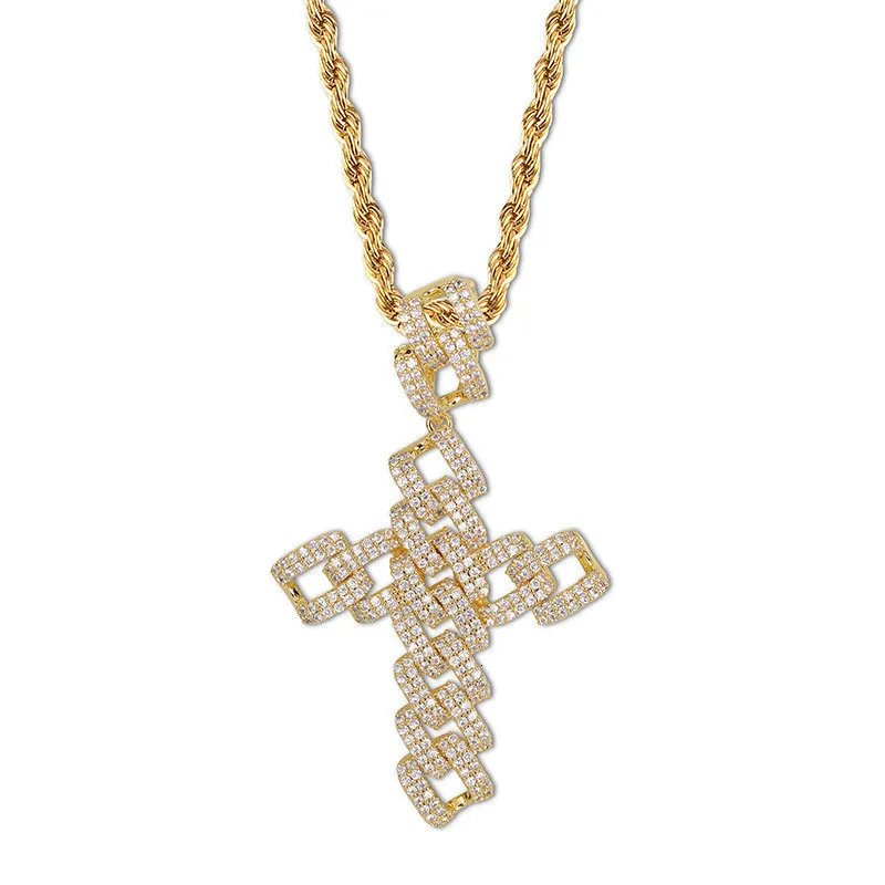 hip hop cross necklace8