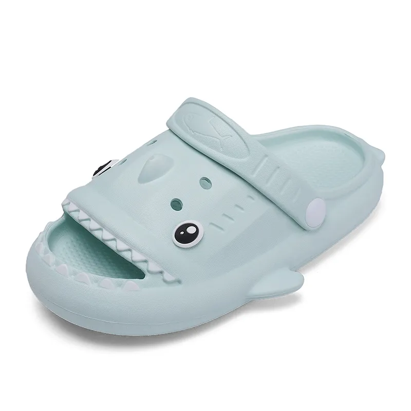 Femmes Hommes Requin Lipper Sandale Enfants Deigner Noir Blanc