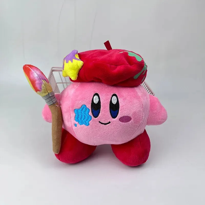 Großhandel Anime neue Produkte Maler Kirby Plüschtiere Kinderspiele Spielkameraden Weihnachtsgeschenke Zimmerdekorationen