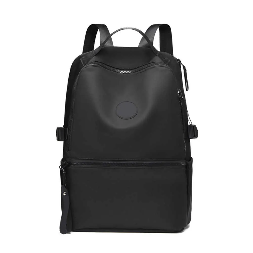 Ll mochila escolar para adolescente grande bolsa para laptop à prova d'água nylon esportes estudante 3 cores6xsg