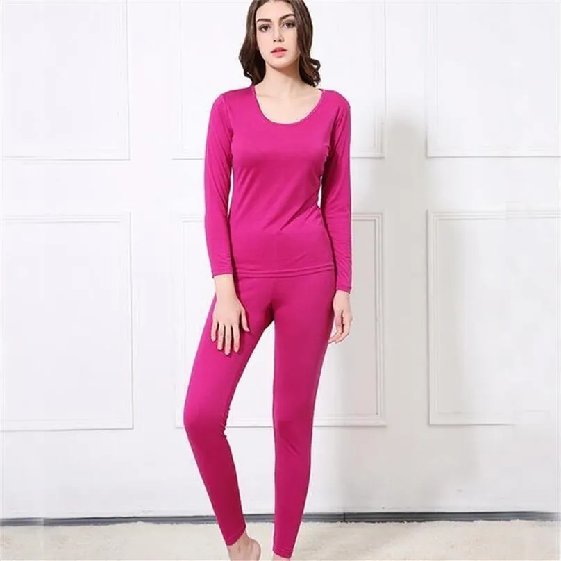 Silk Thermal Underwear Womens Set 70% Silk And 30% Cotton Long