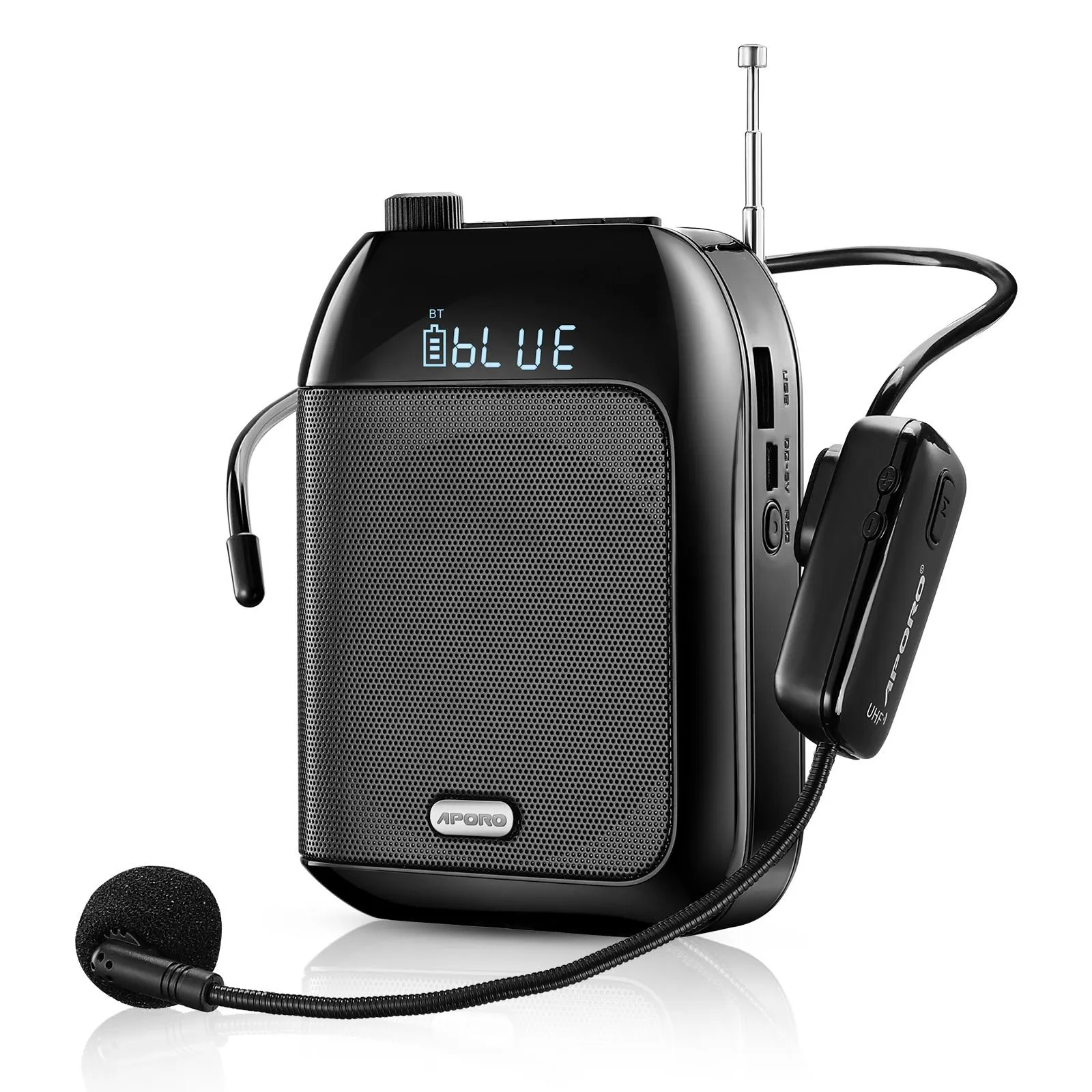 Колонки Bluetooth UHF Беспроводной Усилитель Голоса Портативный Для ...