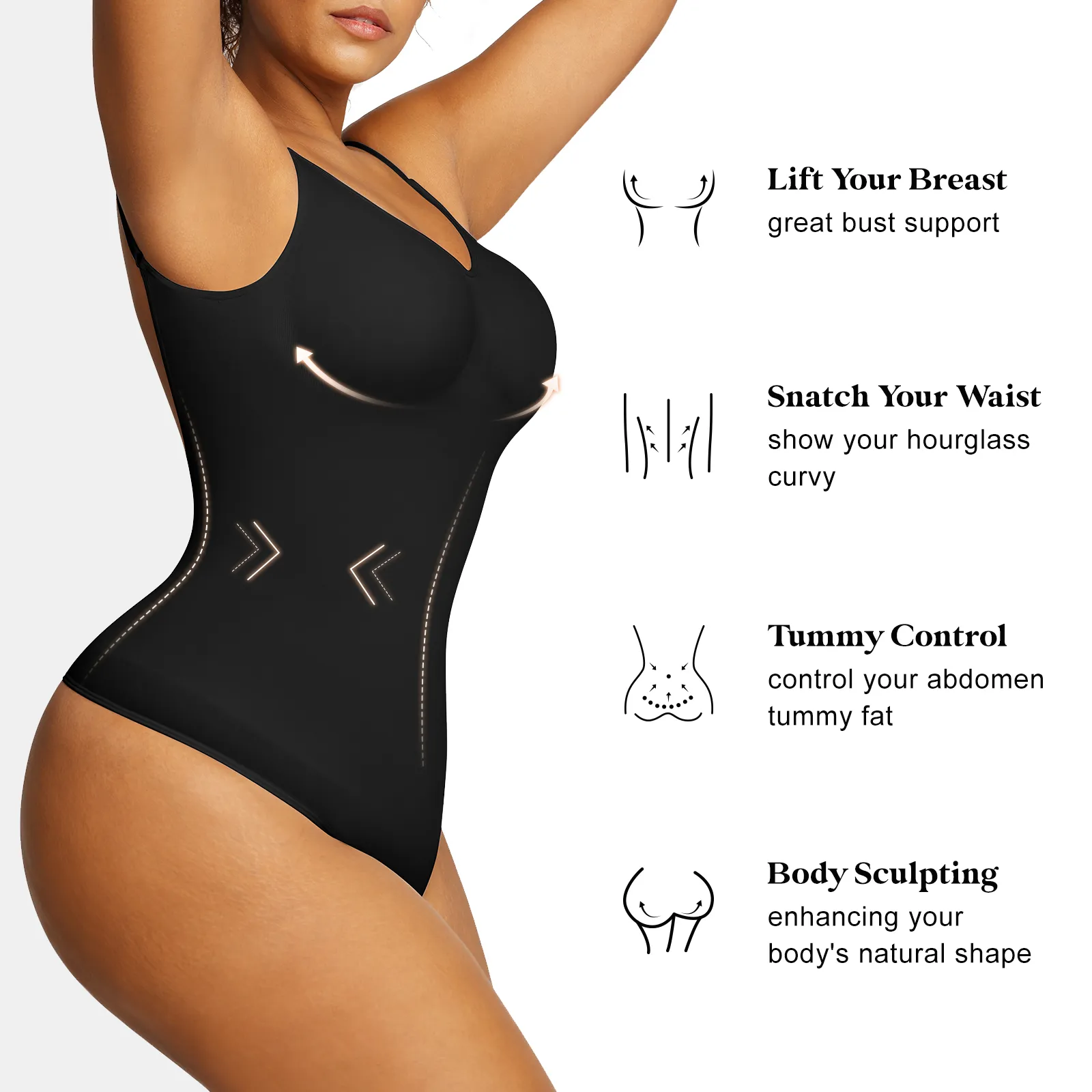 Wholesale Elasticity Skims Dupe Thong Tummy Control Seamless Slimming  Bodysuit Shapewear for Women - China Seamless Shaper and Seamless Bodysuit  price