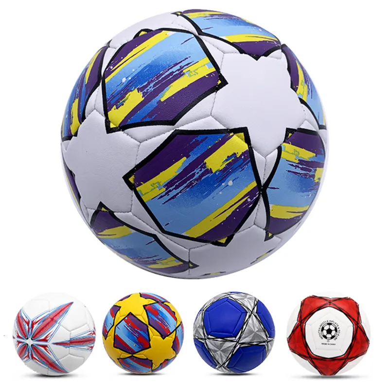 Balles Taille 4 Taille 5 Ballon de football PU Match Training Football Match résistant à l'usure Original Machine Stitch bola de futebol 230703