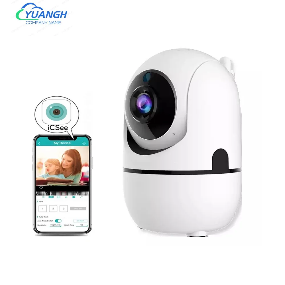 Baby Monitors ICSEE App Indoor Home 1080p IP -kamera WiFi Två sätt Audio Security Mini CCTV Surveillance Camera Wireless Baby Monitor 230701