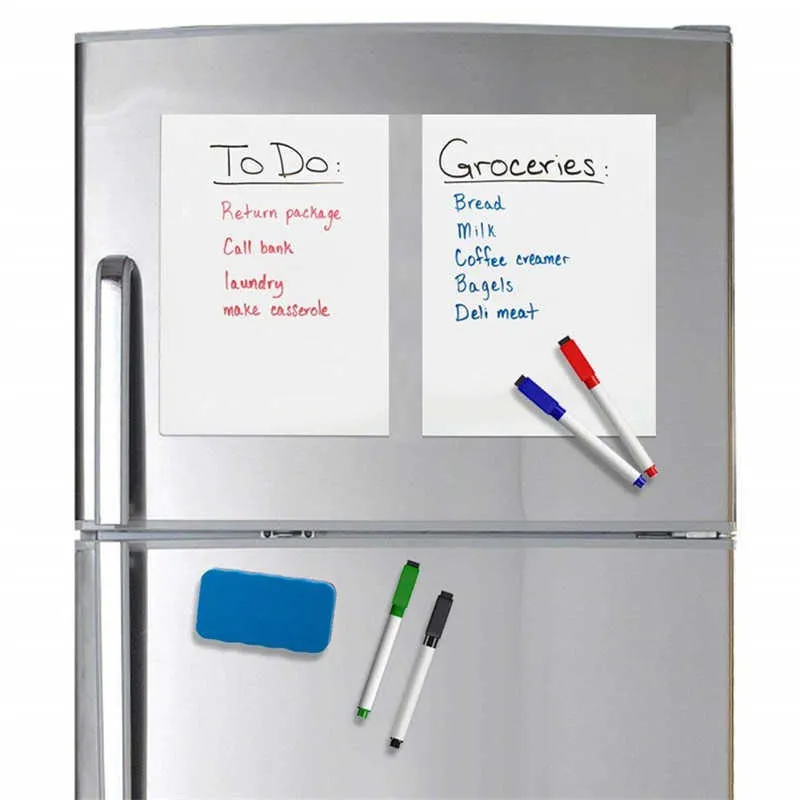 Acheter Réfrigérateur maison cuisine tableau blanc magnétique bureau rappel  aimant tableau effaçable à sec