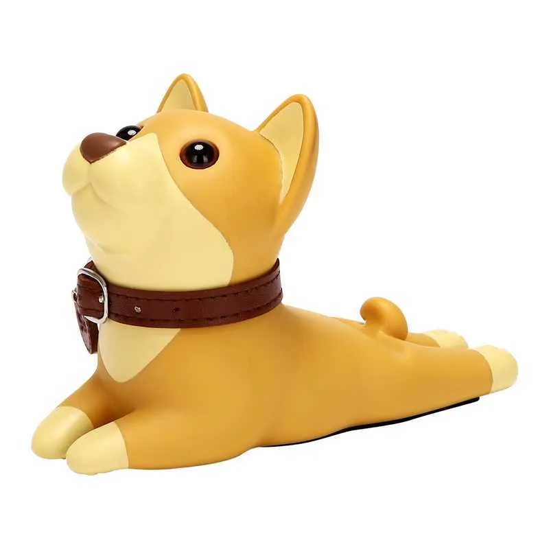 Support De Téléphone Bureau Forme Animal Cartoon - Compatible Smartphones 4-8 Pouces, Résine, Design Mignon
