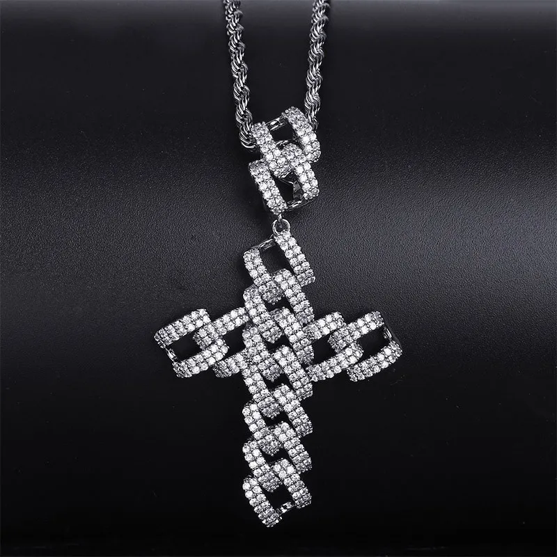 hip hop cross necklace11