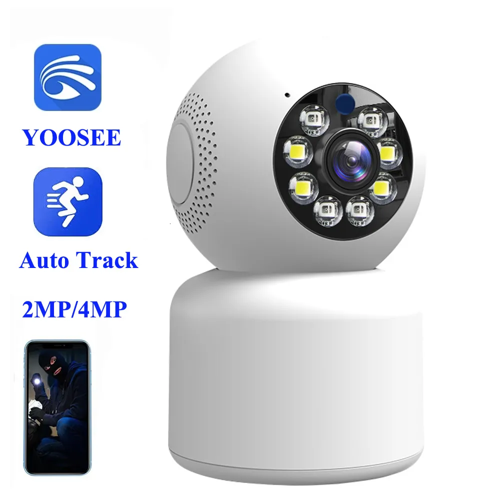 Moniteurs bébé HONTUSEC YOOSEE HD Caméra IP sans fil 2MP 4MP Caméra de sécurité à domicile Vision nocturne Audio bidirectionnel CCTV Caméra Moniteur bébé intérieur 230701